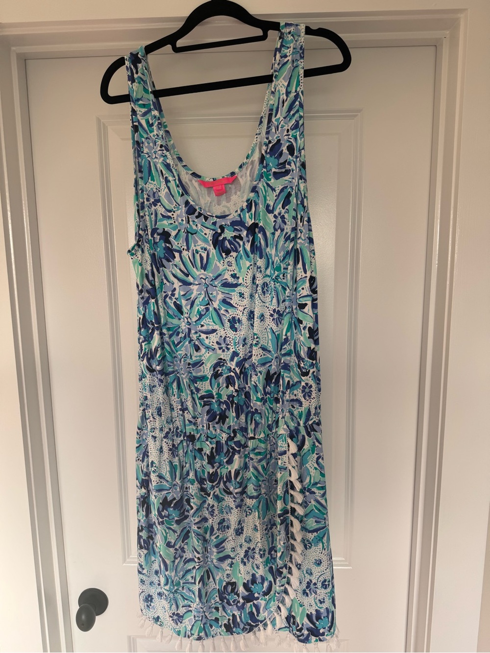 Lilly Pulitzer Jarrett Romper in Iris Blue High Maintenance Size X-Large